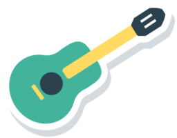 Music instrument icon guitar png