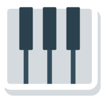 ícone do instrumento de música piano png