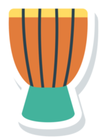 Music instrument icon djembe png