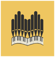 Musikinstrument Kirchenklavier png