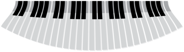 Wavy piano png