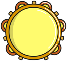 Percussion instrument tambourine png