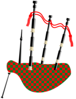 Music instrument bagpipes png
