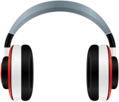 equipamento de música fone de ouvido png