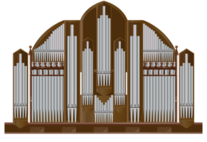 grand orgue à tuyaux png
