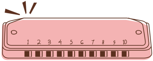 muziekinstrument mondharmonica png