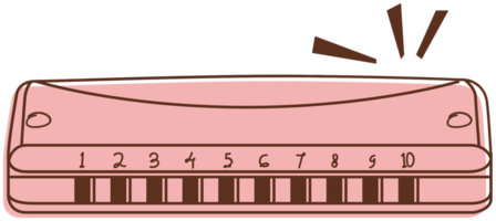 Musikinstrument Mundharmonika png