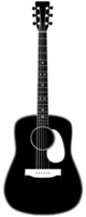 akustische Gitarre png