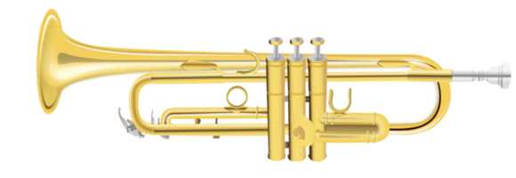 Trumpet realistic png