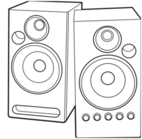 Loudspeaker drawing png