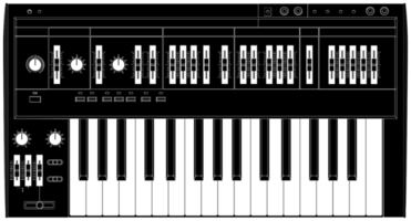 teclado midi png