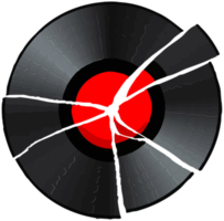 Broken record png