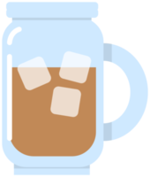 café gelado png