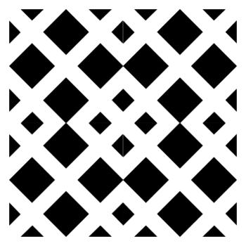 carré à motif géométrique png