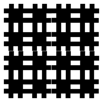geometrisch patroon vierkant png