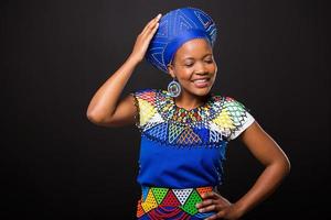 mujer de moda africana