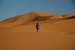 beduino y desierto