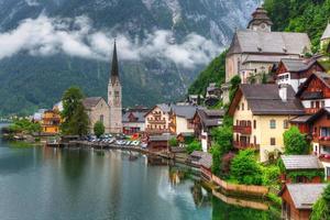 Hallstatt village in Austria