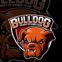 Bulldog Head Template Logo vector
