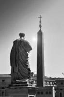 Statue of Saint Peter in Vatican city, Italy photo