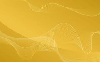 Background template with yellow abstract patterns vector