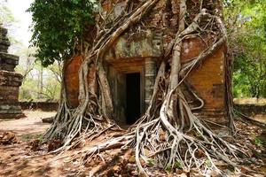 Old Ruin of Koh Ker Temple in Cambodia