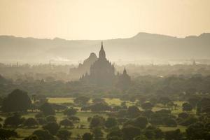 temples in Bagan, Myanmar photo
