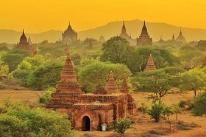 Templos de Bagan, Myanmar foto