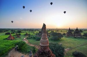 Ancient Temples in Bagan, Myanmar photo