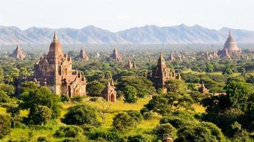 Los templos de Bagan, Myanmar foto