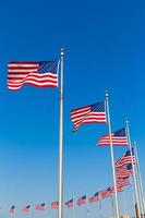 Washington Monument flags in District of Columbia