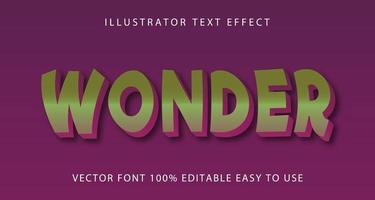 Green, Purple Wonder Text Effect