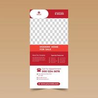 Red Rack Card vector