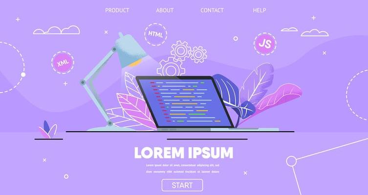 Landing Page Template for Software Development