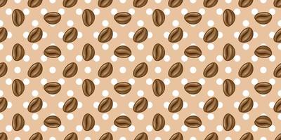 Coffee seamless pattern vector