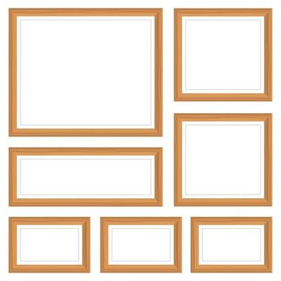 Photo frame mockup set