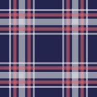 Seamless Navy, Pink Plaid Pattern vector