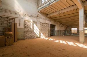 Deserted warehouse photo