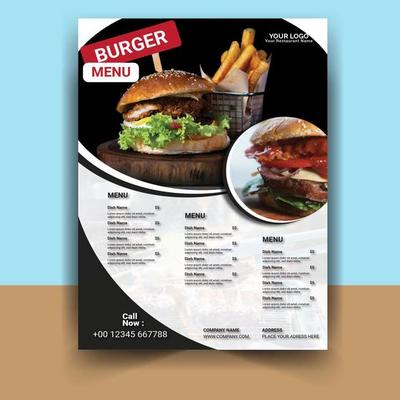 Restaurant Menu Design Vector Art, Icons, and Graphics for Free Download