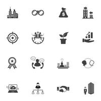 Business and growth icons vector
