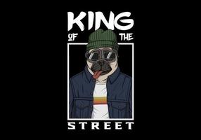 Pug dog king 