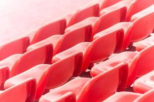 red stadium seats