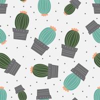 cactus en una maceta vector