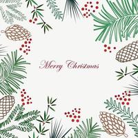 Christmas and New Year holiday background vector