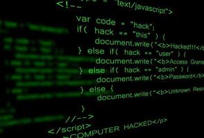 Computer hacking code  vector