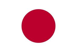 diseño de la bandera de japón vector