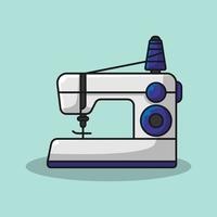 Sewing machine icon vector