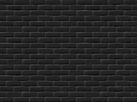 Black brick wall  vector