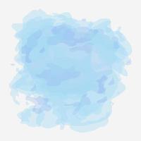 Pastel blue water color background vector