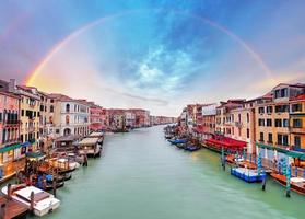 Grand Canal - Venice from Rialto bridge photo